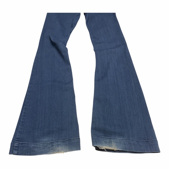 Cello Small Dark Blue Stretch Flared Women’s Jeans - Picture 7 of 7